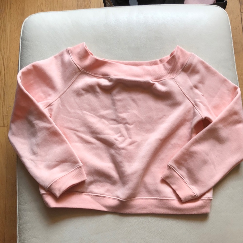 Rebecca Minkoff peach sweatshirt S